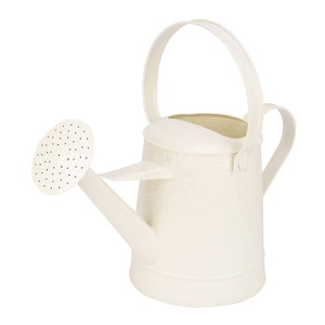 Conception artisanale, réservoir d'eau galvanisé, finition jaune, arrosoir décoratif, arrosoir personnalisé finition jaune - Product Image 4