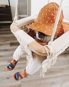 <b>Macrame</b> Baby Swing <b>Chair</b> | Homemade <b>Hanging</b> Baby Swing <b>Chair</b>, - Product Image 1