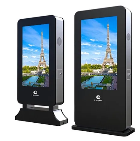 55 zoll im freien wasserdichte digital signage touch screen TV 4K LCD ad-player kiosk