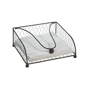 Porte-serviettes en fil métallique personnalisé Antiqui pour table et vaisselle, vente chaude et fabricants et exportateurs de haute qualité - Product Image 1