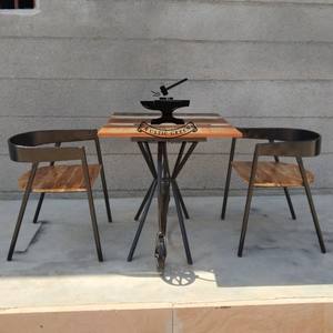 การออกแบบใหม่ที่กำหนดเองสไตล์ที่ทันสมัยโต๊ะร้านอาหารกาแฟและเก้าอี้ห้าชิ้นชุด - Product Image 3