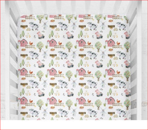 100% Organic Cotton Baby <b>Bedding</b> <b>Set</b> Fitted <b>Crib</b> Sheet with Custom Logo Printed - Product Image 2