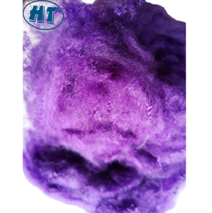 Couleur pourpre 100% fibre discontinue de polyester recyclé de La fibre de polyester du Viet Nam Fabricants vente directe haute ténacité - Product Image 6