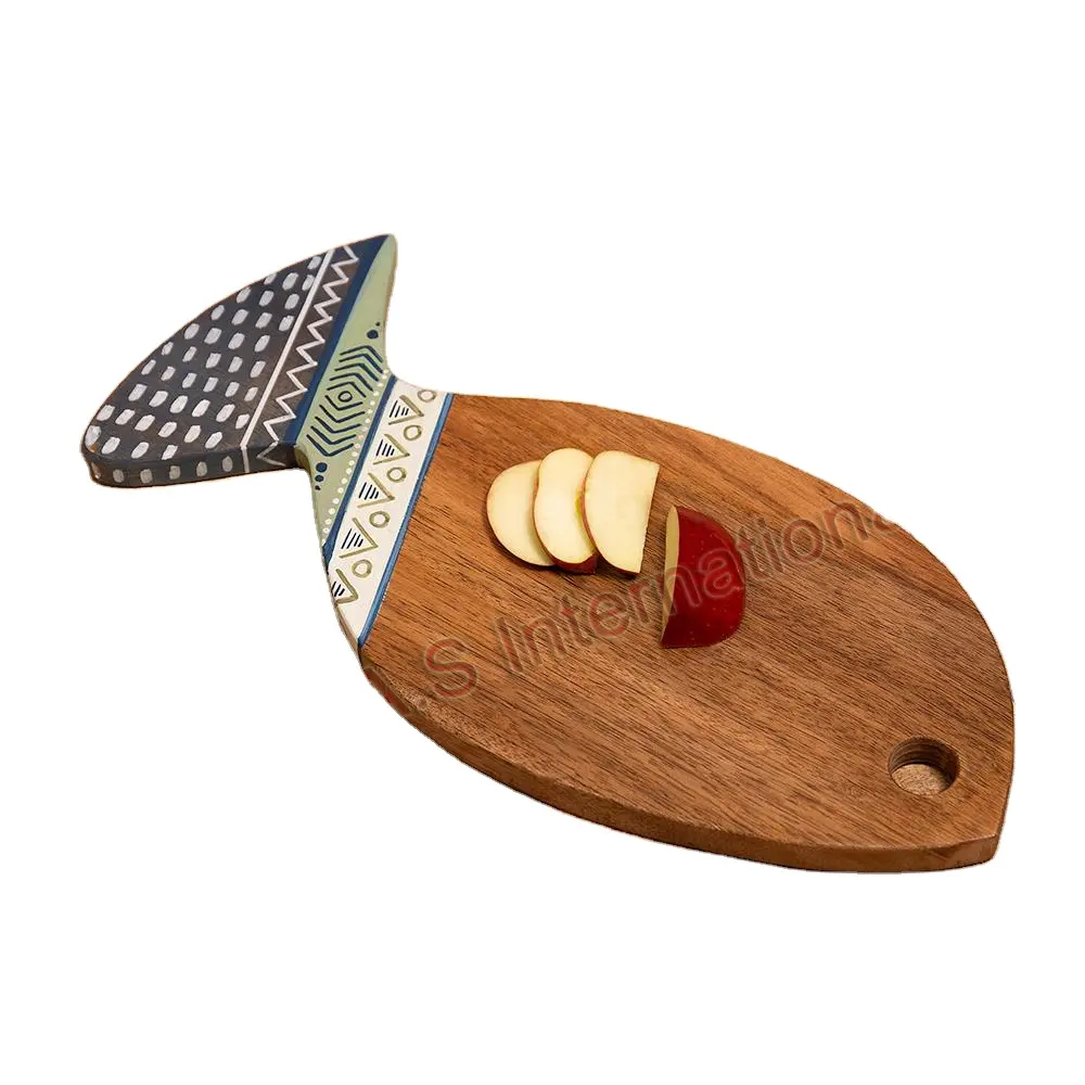 まな板野菜フルーツ木製装飾板キッチン用魚形まな板