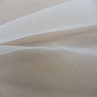LCY685-2S Taiwan Gewebter 100% Nylon Atmungsaktiver Glatter Weicher Elfenbeinfarbener Mittelschwerer Tüllstoff für Taschen, Heimtextilien & Kostüme