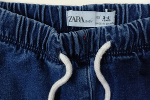 Lote de Jeans Casuales de Algodón para Niños con Cintura Elástica y Cordón, Marcas de Ropa, Envío Cancelado, Stock de Bangladesh - Product Image 4