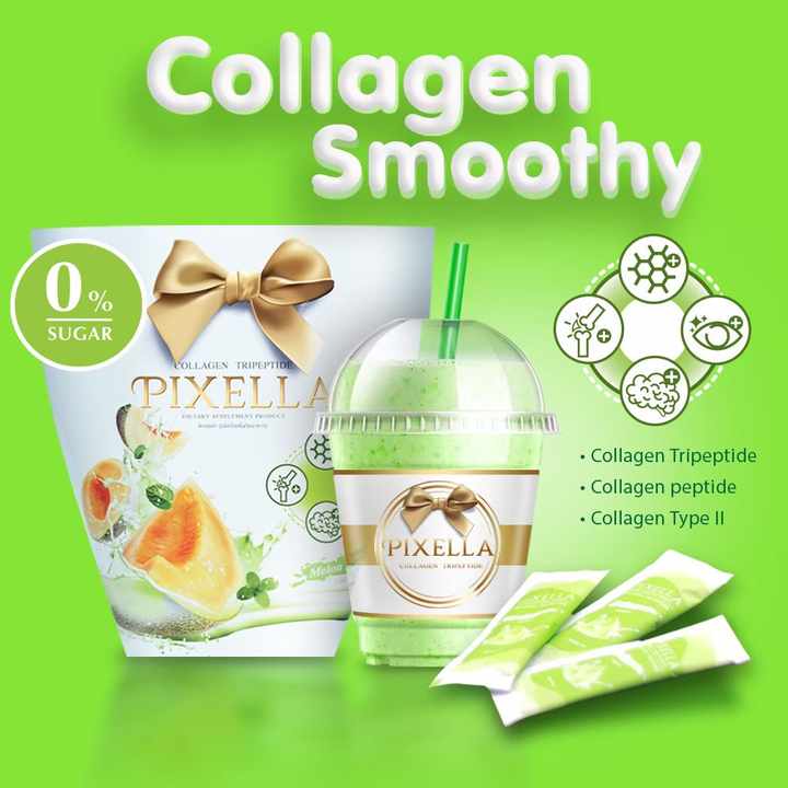 Collagen Power Drink Powder Form Collagen Peptides Smoothy Melon Flavor up to 2 Years Shelf Life From Thailand
