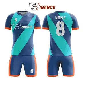 Ropa de equipo de fútbol con Logo impreso, Jersey deportivo personalizado barato, nuevo modelo, diseños de camiseta de fútbol, uniforme de fútbol