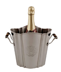 Porte-Champagne en Acier Inoxydable à 2 Sections de Conception Moderne Unique de Haute Qualité Vente Chaude avec Poignée pour un Usage Domestique et en Cuisine - Product Image 3