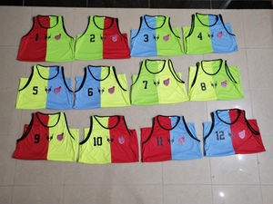 Best Football Bibs Soccer Vest with Custom Design and Custom <b>Singing</b> - Product Image 2