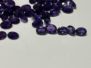 Piedra preciosa Natural Ametyest, forma ovalada, 6x8mm, 7x5mm, fina calidad, lote limpio por Sadiya internacional - Product Image 3