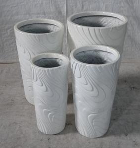 [Leo Nguyen Le] - Poterie en fibre de verre d'extérieur - Décoration de jardin - Jardinière décorative pour plantes - Product Image 2