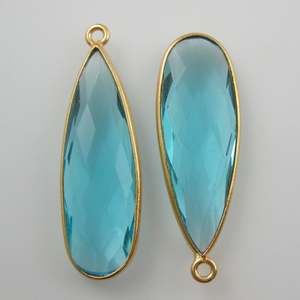 Multi Color Gemstones Gold Plated Single Loop Jewelry Findings Charms Handmade Sterling Silver Gemstone Green <b>Necklace</b> Findings - Product Image 6