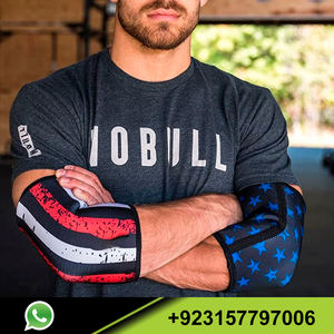 Mangas de codo para soporte instantáneo y compresión, para entrenamientos en casa, venta al por mayor, la mejor calidad, Multicolor, 1 par - Product Image 5