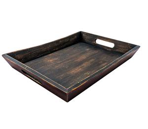 Bandeja de servicio de madera natural Fabricante Hogar Restaurante Bar Hotel Boda Diseño hecho a mano Bandeja de servicio de madera de la India - Product Image 4