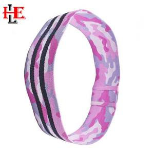 Assortiment de bandes de résistance en tissu imprimé, pour l'entraînement physique, les sports de pieds et les hanches, nouveau Design - Product Image 4