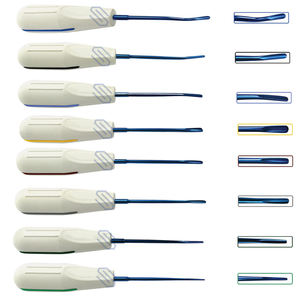 8 Pcs Set Titane Enduit Dentaire Luxation Racine Ascenseurs Dent Desserrer Extraction En Acier Inoxydable Titane Bleu Conseils En Plastique - Product Image 1