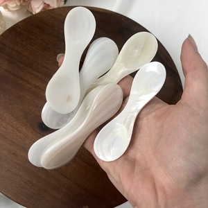 Cuchara de concha de doble cabeza, vajilla de cubiertos barata de Caviar, madre de perla, Mini restaurante pequeño de gama alta - Product Image 6