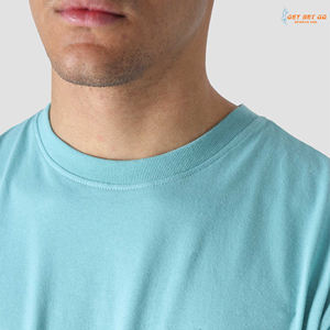 Imprimé personnalisé 100% coton hommes T-Shirt décontracté col rond manches courtes motif solide blanc Jersey T-Shirt Camiseta De Hombre - Product Image 6