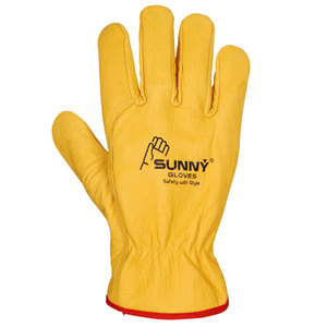 Gants de conduite en cuir de vache, gants de travail de haute qualité, pour instrument, 2022 - Product Image 6