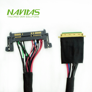 Câble de raccordement d'interface d'affichage OEM 41 broches, faisceau de câbles multiconducteurs 28AWG pour connexion de panneau LCD - Product Image 6