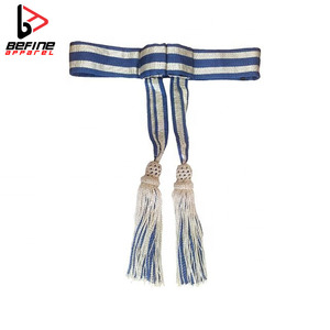 Cinturón Ceremonial de Lujo, Azul Rey, Verde, Marrón, Rojo Carmesí, 70 mm de Ancho, Accesorios de Latón, Ajustable - Product Image 4