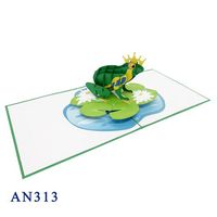 Meilleure Vente : Sac Cadeau Carte Pop 3D Grenouille Princesse, Artisanat en Papier, Style Dessin Animé, Conception Personnalisée Hanoï, Impression Numérique Gratuite
