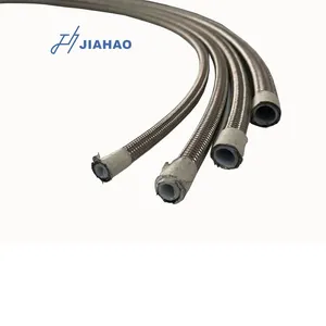 good resistance heat resisting PTFE hydraulic hose pipe with stainless steel braided cover