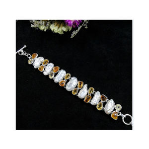 Designer Exclusive Top Selling SterlingJewellery 925 <b>Sterling</b> <b>Silver</b> Gemstone <b>Bracelet</b> for <b>Women</b> Wholesale - Product Image 6