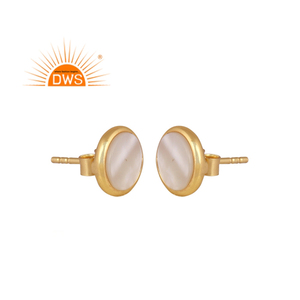 925 argent Sterling naturel nacre boucle d'oreille pour femmes bijoux pour femmes cadeau pour elle - Product Image 1