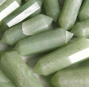 Green Aventurine Crystal Wand Double Point Natural Gemstone Pop Socket Phone Grip Tumbled Stone Bulk Wholesale Supplier - Product Image 6