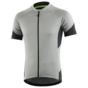 Top Quality Mens Reflective Jersey High Elastic Short Sleeve Shirts Breathable Bicycle Wear Cycling Jersey