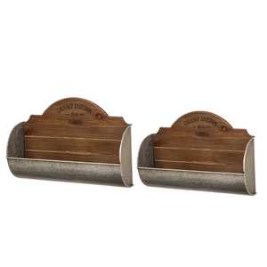 Macetero de METAL para el hogar y el jardín, macetero de flores galvanizado - Product Image 6