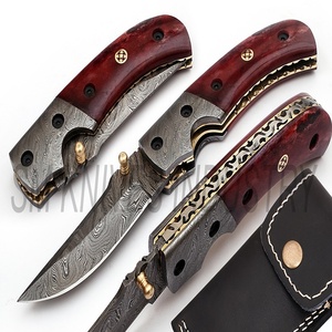 Couteau de poche pliant damas, nouveau couteau de poche personnalisé fait à la main (smk1258), - Product Image 2