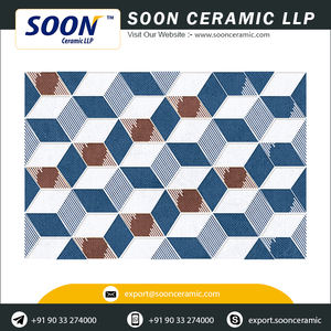 กระเบื้องบุผนังพอร์ซเลนเกรดพรีเมียม ขนาด 300x450 มม. ดีไซน์ดิจิตอลแบบด้าน กันลื่น ทนกรด ลายเรียบง่าย สำหรับตกแต่งภายนอกโรงแรม - Product Image 5