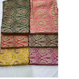 Telas de Seda Brocada Hermosas Hechas a Medida, Estilo Liso, Colores Metálicos Surtidos para Diseñadores de Ropa y Fabricantes de Prendas - Product Image 1