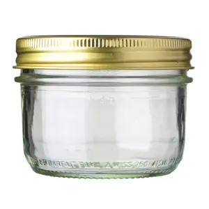 Good Price 0.35 L Metal Cap Familia Glass Jars with Diameter 10 H7.5cm for Storage/Preserving Food and Daily Items