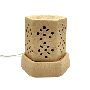 <b>Ceramic</b> Electric Essential Oil <b>Diffuser</b> |Handcrafted Aroma Oil Burner for Home Office Spa Yoga Relaxation Decor Wellness Therapy - Product Image 3