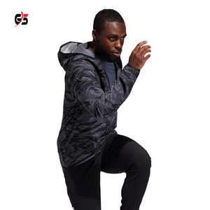 Sudadera con capucha para hombre, de camuflaje, forro polar, 100% algodón, logotipo personalizado, manga completa, 300 GSM, servicio OEM, sudaderas informales - Product Image 5