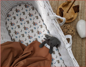 Drap de lit pour bébé, 1 pièce, tendance, unisexe, coton biologique - Product Image 1