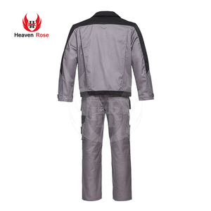 Vêtements de travail pour hommes sur mesure de haute qualité uniforme été coton combinaison veste antistatique vêtements de travail costumes - Product Image 4