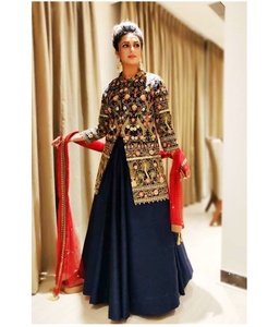 Lahenga choli-ropa de fiesta India, ropa de recepción de boda, bordado, trabajo, choli lehenga, blusa Dupatta, piedra, perla, trabajo, moda - Product Image 2