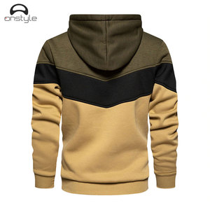 Sudadera con Capucha de Invierno para Hombre, Nueva Moda, Manga Larga, Cuello Redondo, Color Sólido, Estilo Casual Urbano, 100% Poliéster, Personalizable, Impermeable - Product Image 3