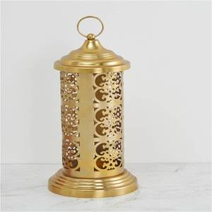 Lanterne en fer en métal doré, nouveau Design, décoration, meilleure qualité, luxe, lanterne en fer Standard, décoration de la maison, lanterne à bougie - Product Image 2