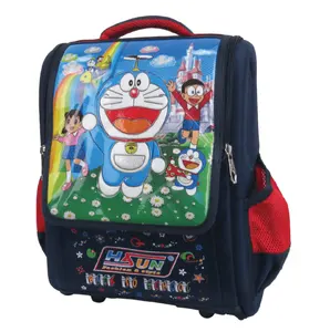 Borsa da scuola antifurto per bambini in poliestere promozionale impermeabile Unisex per bambini realizzata in Vietnam