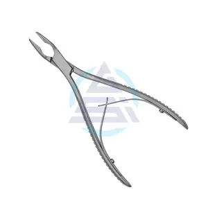 Alicata Ortopédica Fornecedor Atacado Double-Bend Rongeurs 6 polegadas Curvo Mordida Fórceps Instrumento Rongeur