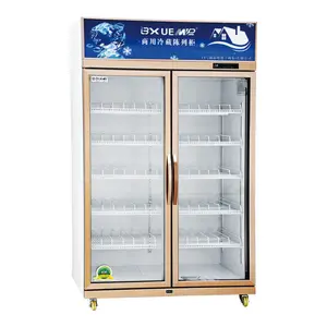 Factory Direct Sales kommerzielle Glastür Gefrier schrank Getränke Kühlschrank für die Lagerung und Anzeige von Getränken