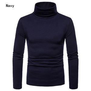 Skivvy-Jersey térmico de cuello de tortuga para hombre, camiseta gruesa Lisa básica elástica, sudaderas de invierno - Product Image 3