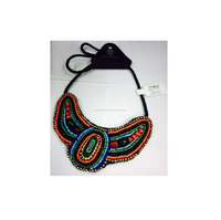 Collier en perles tissé à la main pour femmes, large Version bohème, 3 pièces