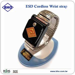 Bracelet antistatique BHO en acier inoxydable et silicone, sans fil, pour salle blanche, produit de sécurité ESD - Product Image 5